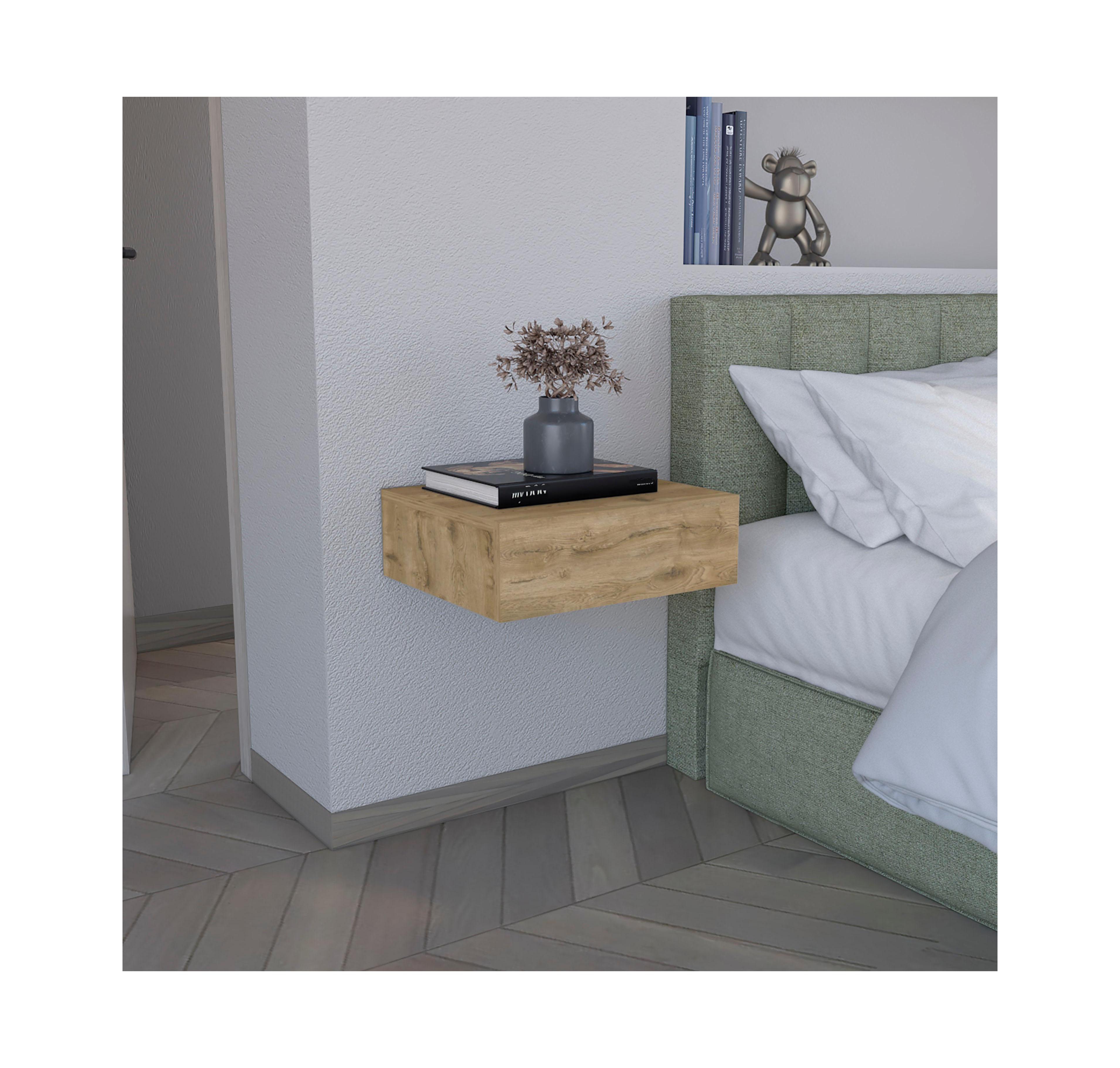 Flynama 5" Low Profile Floating Nightstand with Drawer