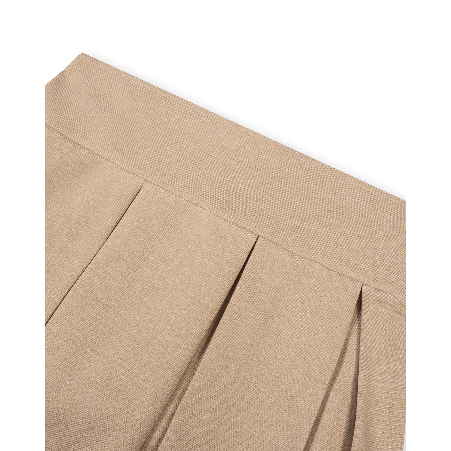 Girls' 4-16 Pleated Ponte Skirt