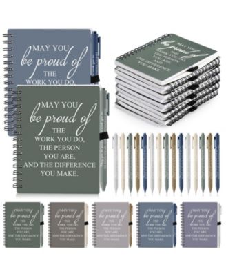 Bulk Employee Appreciation Gift Set Notebook and Pen 50 Sets