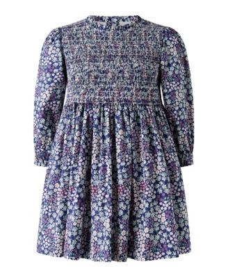 Toddler Girls' 2T-5T Wild Floral Long-Sleeve Fit & Flare Dress