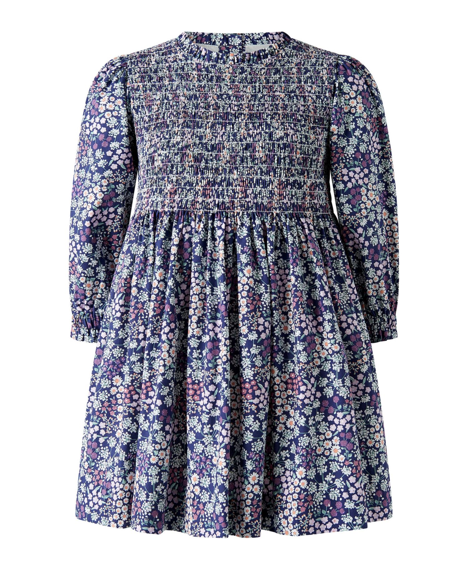 Toddler Girls' 2T-5T Wild Floral Long-Sleeve Fit & Flare Dress