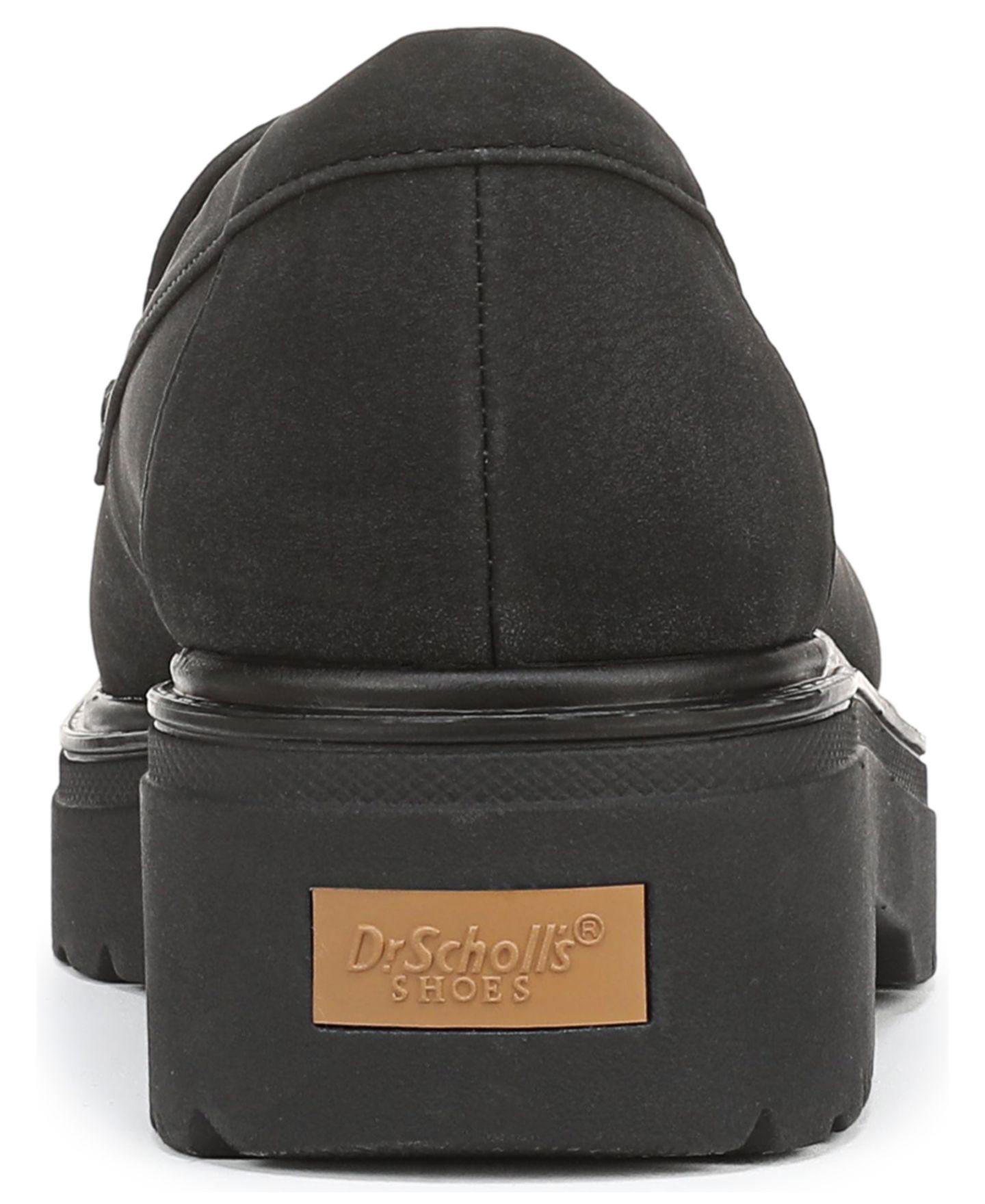 Женские туфли Dr. Scholl's Bring Love Lug Sole Faux Leather, цвет: Чёрная искусственная кожа — фото 3