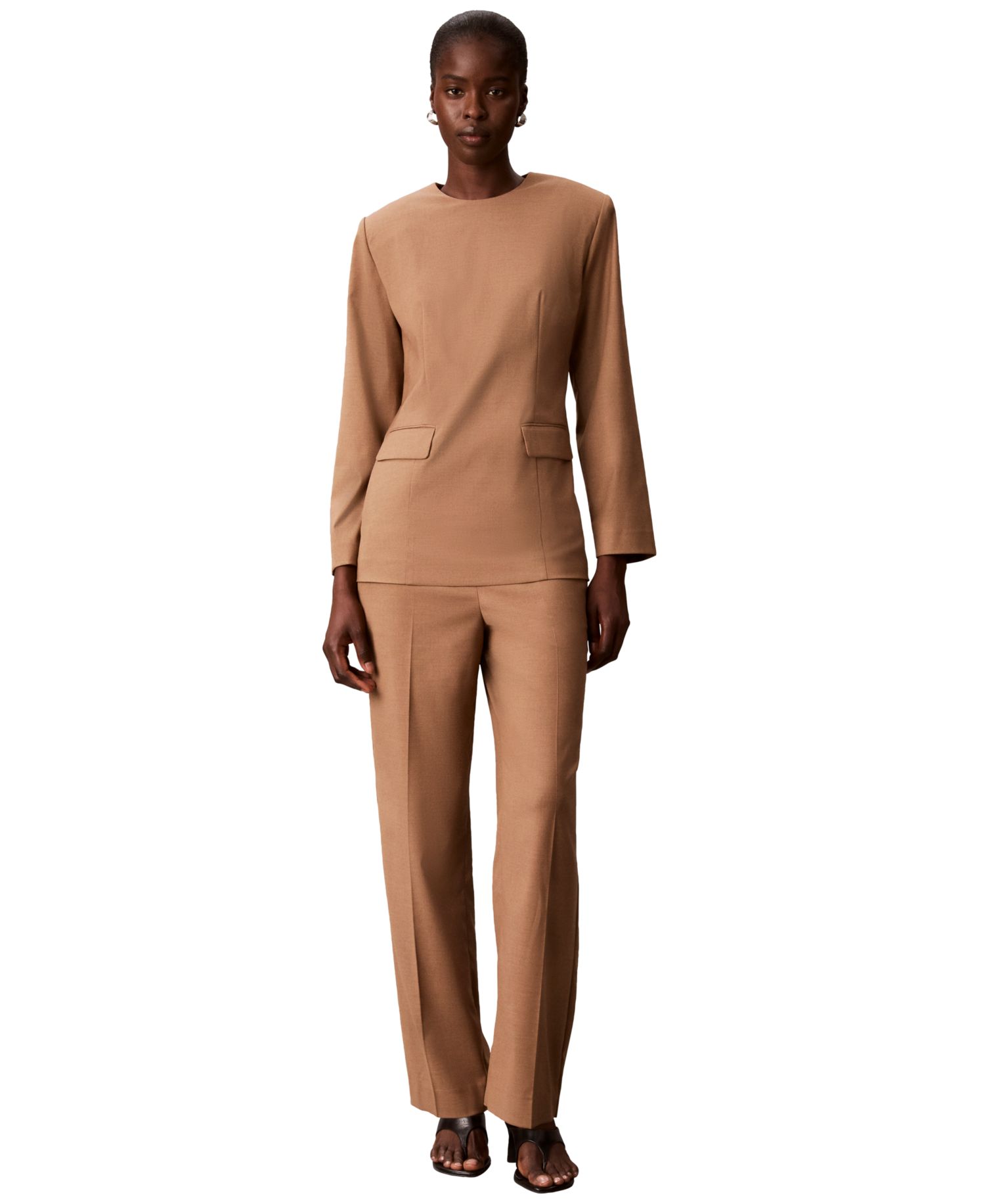 Women's Tailored Long-Sleeve Blouse
