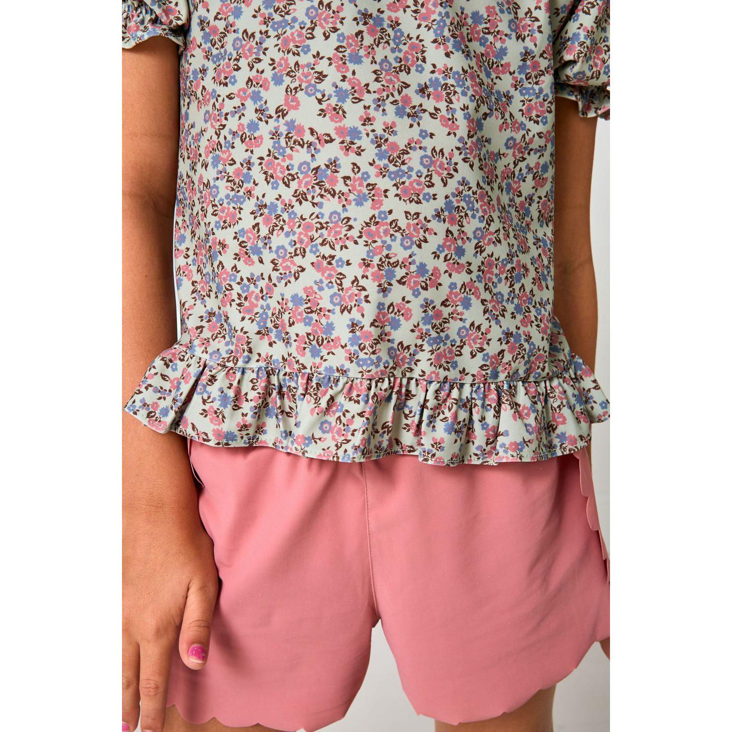 Girls' 2-16 Ruffle Tee