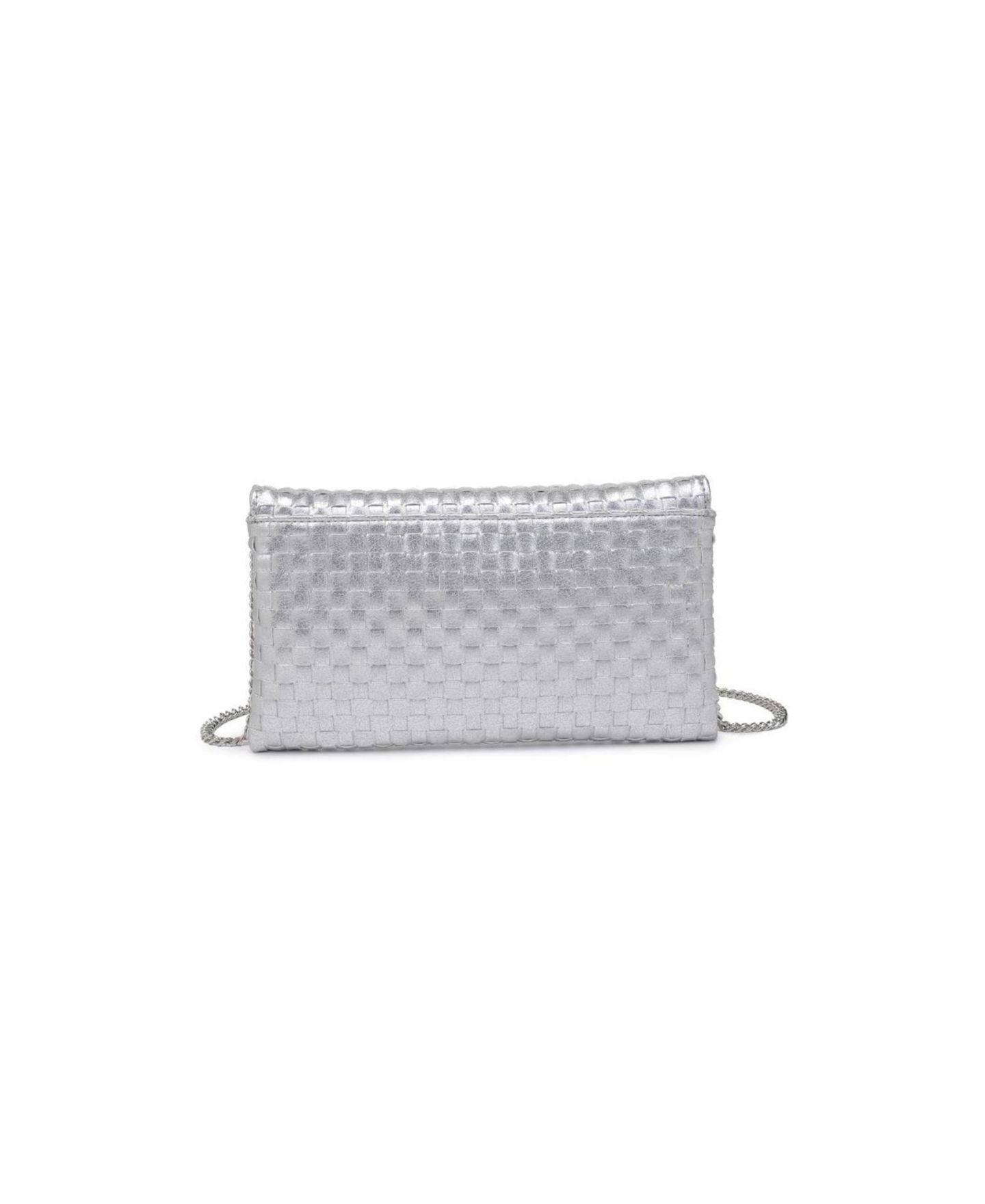 Женский клатч Moda Luxe Priscilla Clutch, цвет: Серебряный — фото 3