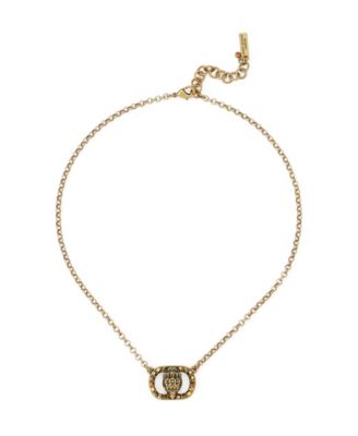 London Faux-Stone Signature Chelsea Eagle Pendant Necklace