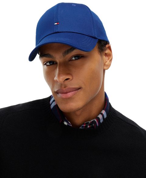 Мужская кепка Tommy Hilfiger с вышитым логотипом, цвет: Синий