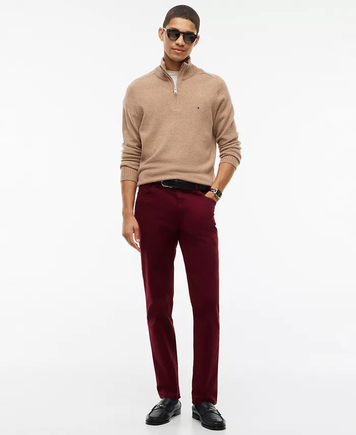 Men's Denton Straight-Fit Five-Pocket Stretch Twill Pants - thumbnail 10