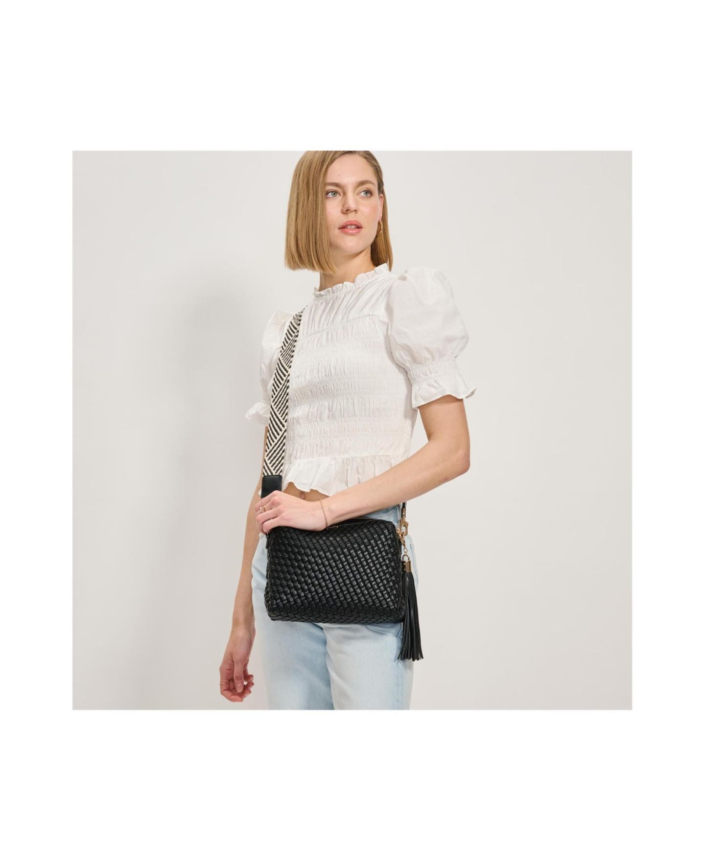 Женская сумка Moda Luxe Roxana Crossbody, цвет: Чёрный — фото 5