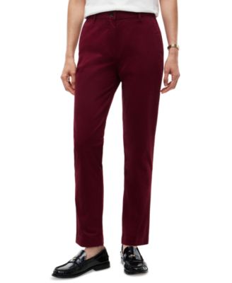 Women's Twill Slim Chino Pants