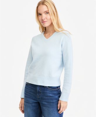 Women's V-Neck Long-Sleeve Sweater