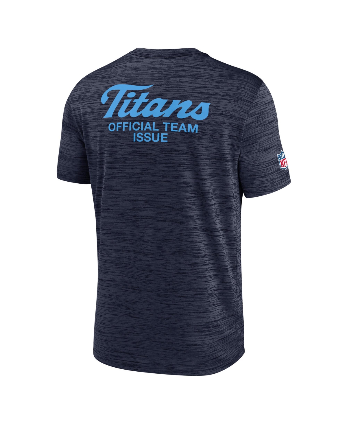 Nike Men's Navy Tennessee Titans 2026 Rivalries Collection Sideline Velosity T-Shirt