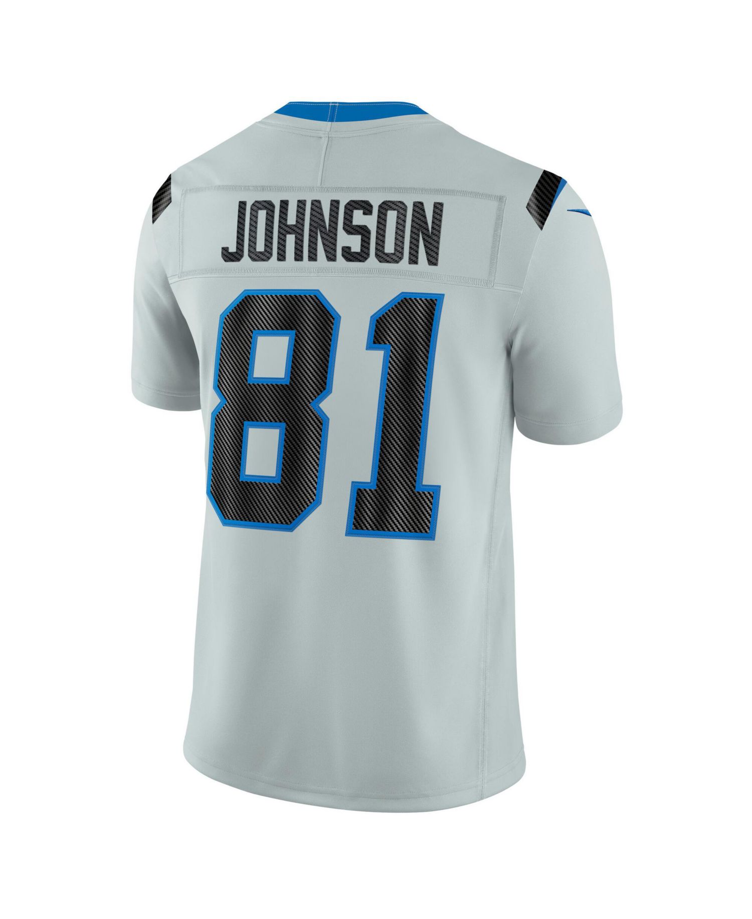 Men's Calvin Johnson Silver Detroit Lions 2026 Rivalries Collection Vapor F.U.S.E Stitched Limited Jersey
