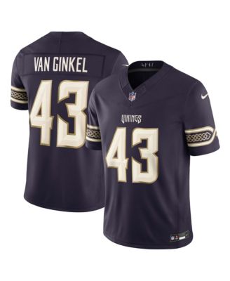 Men's Andrew Van Ginkel Purple Minnesota Vikings 2026 Rivalries Collection Vapor F.U.S.E Stitched Limited Jersey