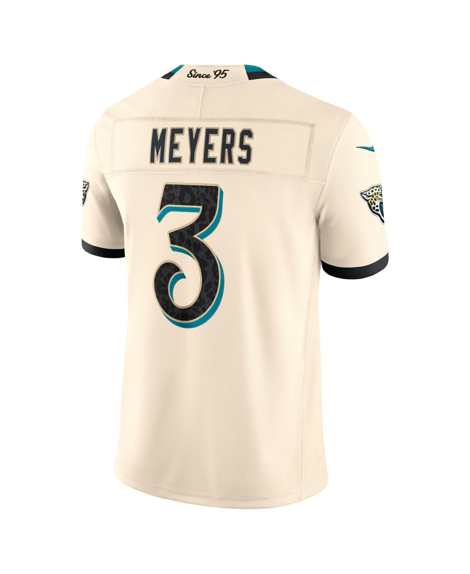 Men's Jakobi Meyers Natural Jacksonville Jaguars 2026 Rivalries Collection Vapor F.U.S.E Stitched Limited Jersey