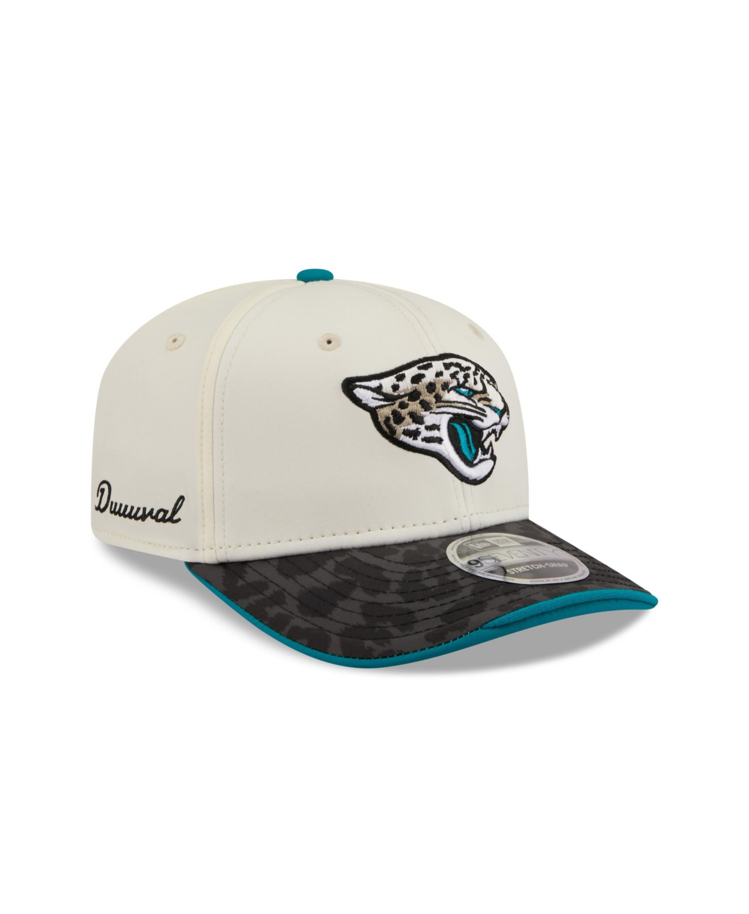 Men's Cream/Black Jacksonville Jaguars 2026 Rivalries Collection Sideline 9SEVENTY Adjustable Hat