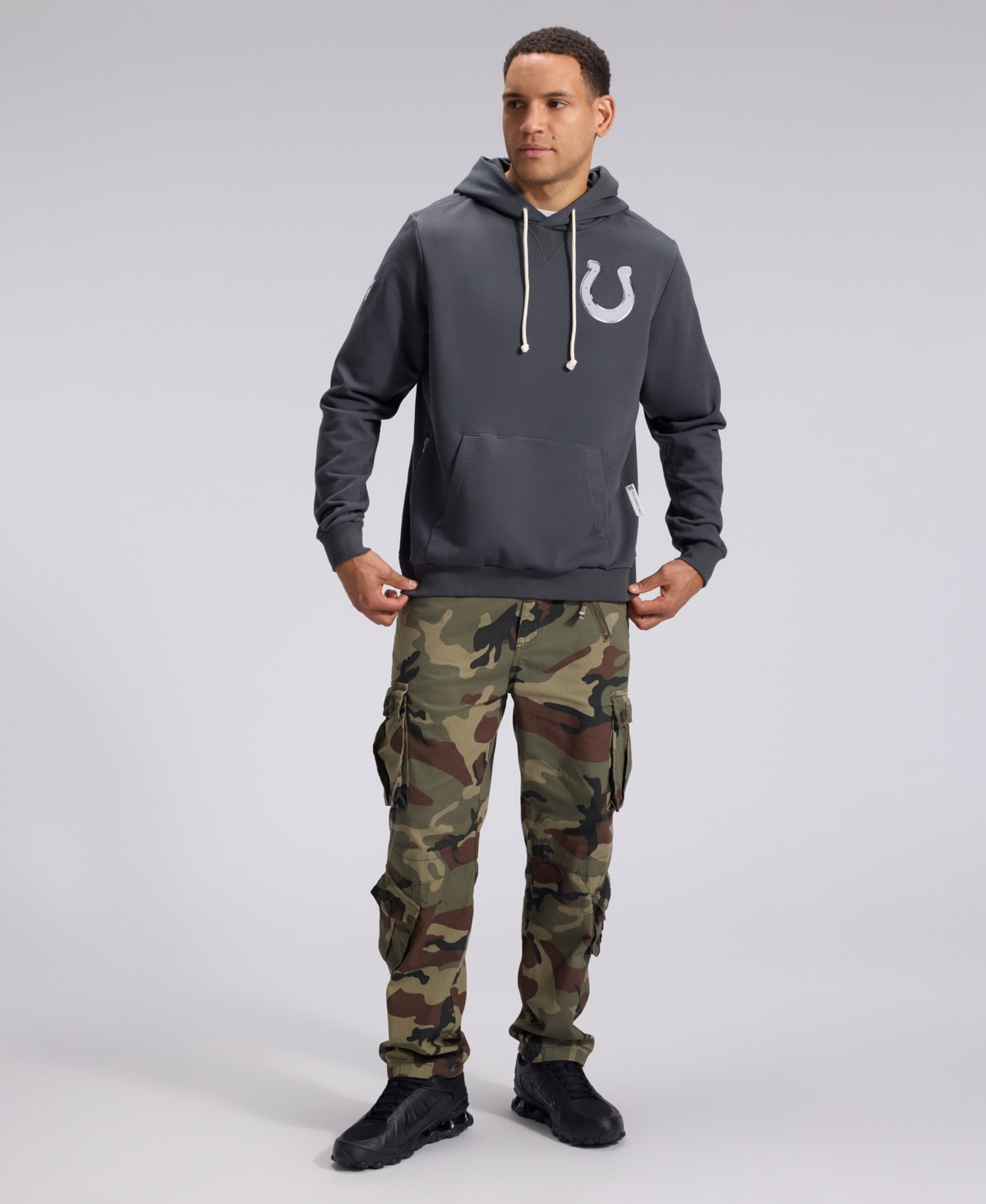 Nike Men's Anthracite Indianapolis Colts 2026 Rivalries Collection Sideline Pullover Hoodie