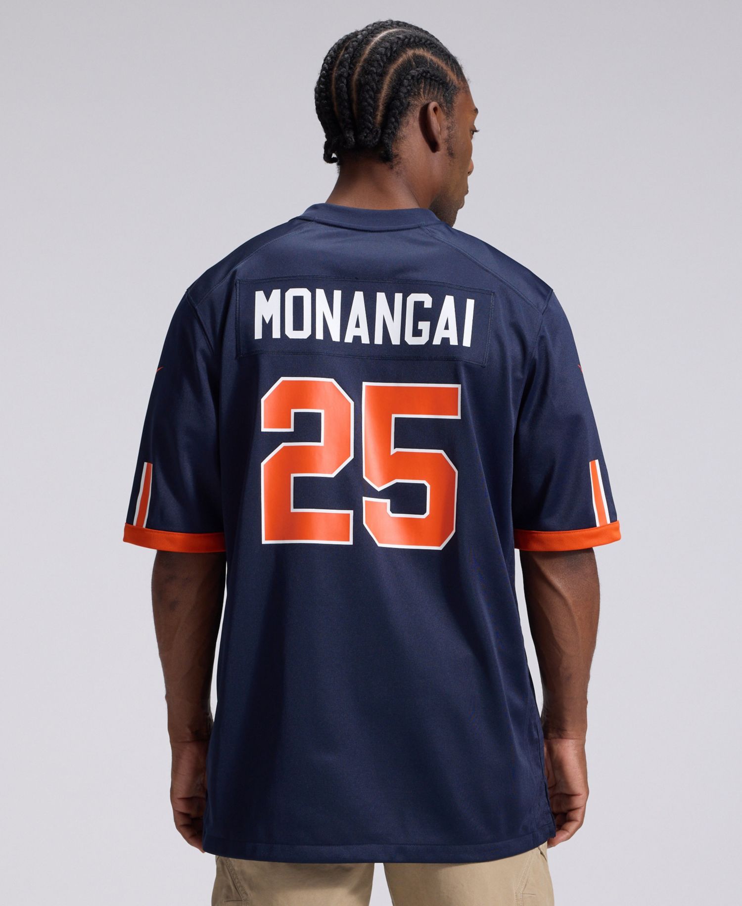 Men's Kyle Monangai Navy Chicago Bears 2026 Rivalries Collection Game Jersey