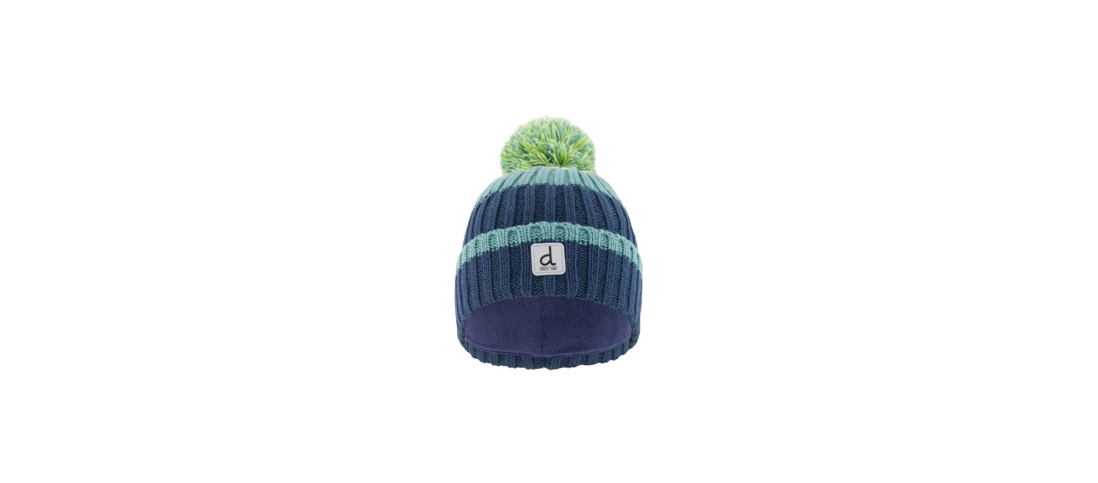 Deux par Little and Big Boy Fleece-Lined Pompom Beanie