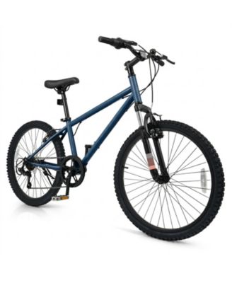 24-Inch Youth Mountain Bike with Front-Suspension Fork, Shimano 6-Speed, and Adjustable Fit, Ages 8+