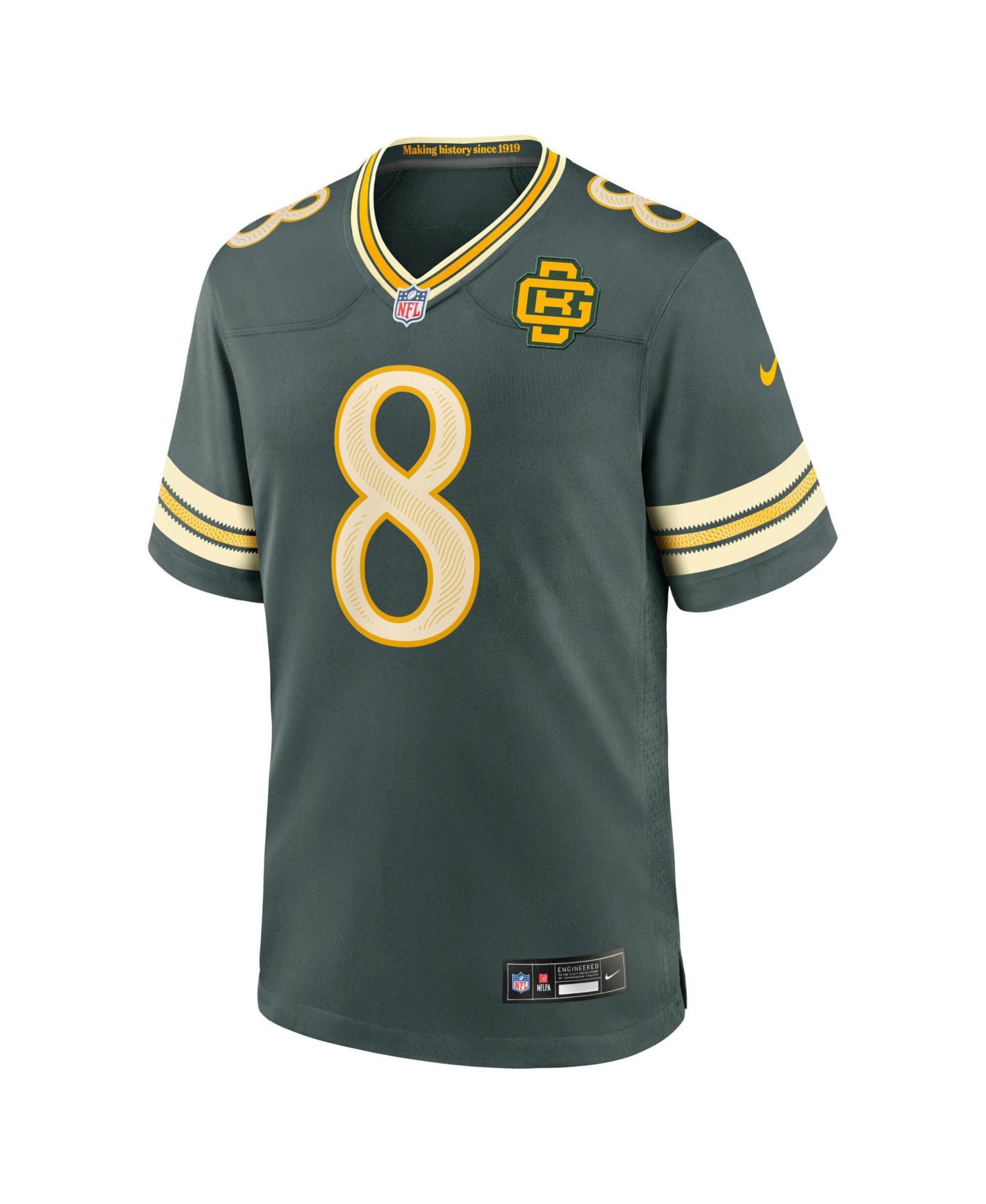 Men's Josh Jacobs Green Bay Packers 2026 Rivalries Collection Game Jersey