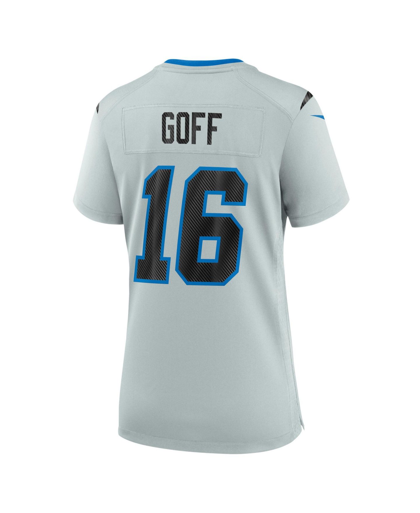 Женский топ Nike Jared Goff Silver Detroit Lions 2026 Rivalries Collection Game Jersey — фото 3