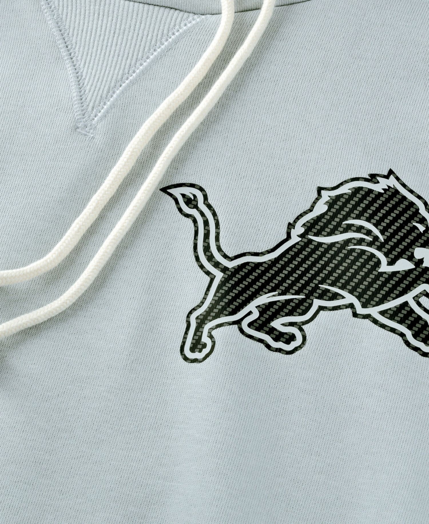 Men's Silver Detroit Lions 2026 Rivalries Collection Sideline Pullover Hoodie