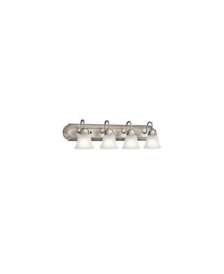 Gibbons 30" Wide Brushed Nickel 4-Light Bath Light