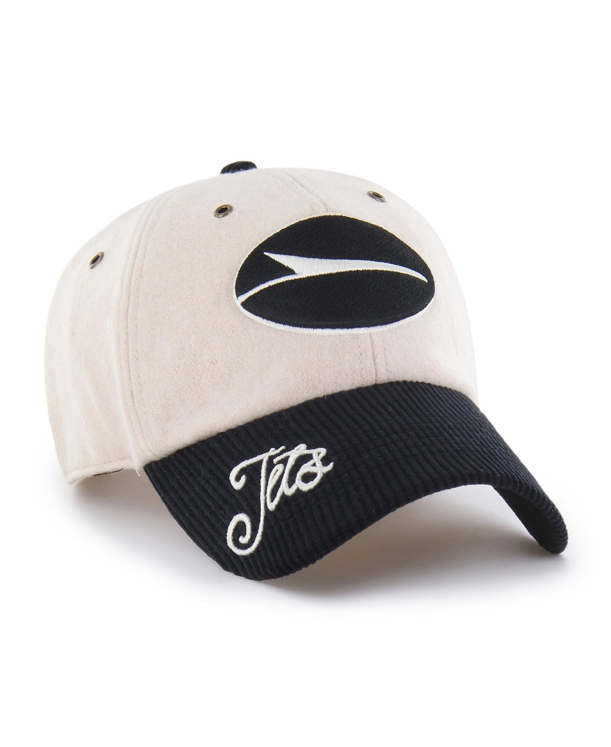 '47 Brand Women's Natural/Black New York Jets Rope Script Clean Up Adjustable Hat