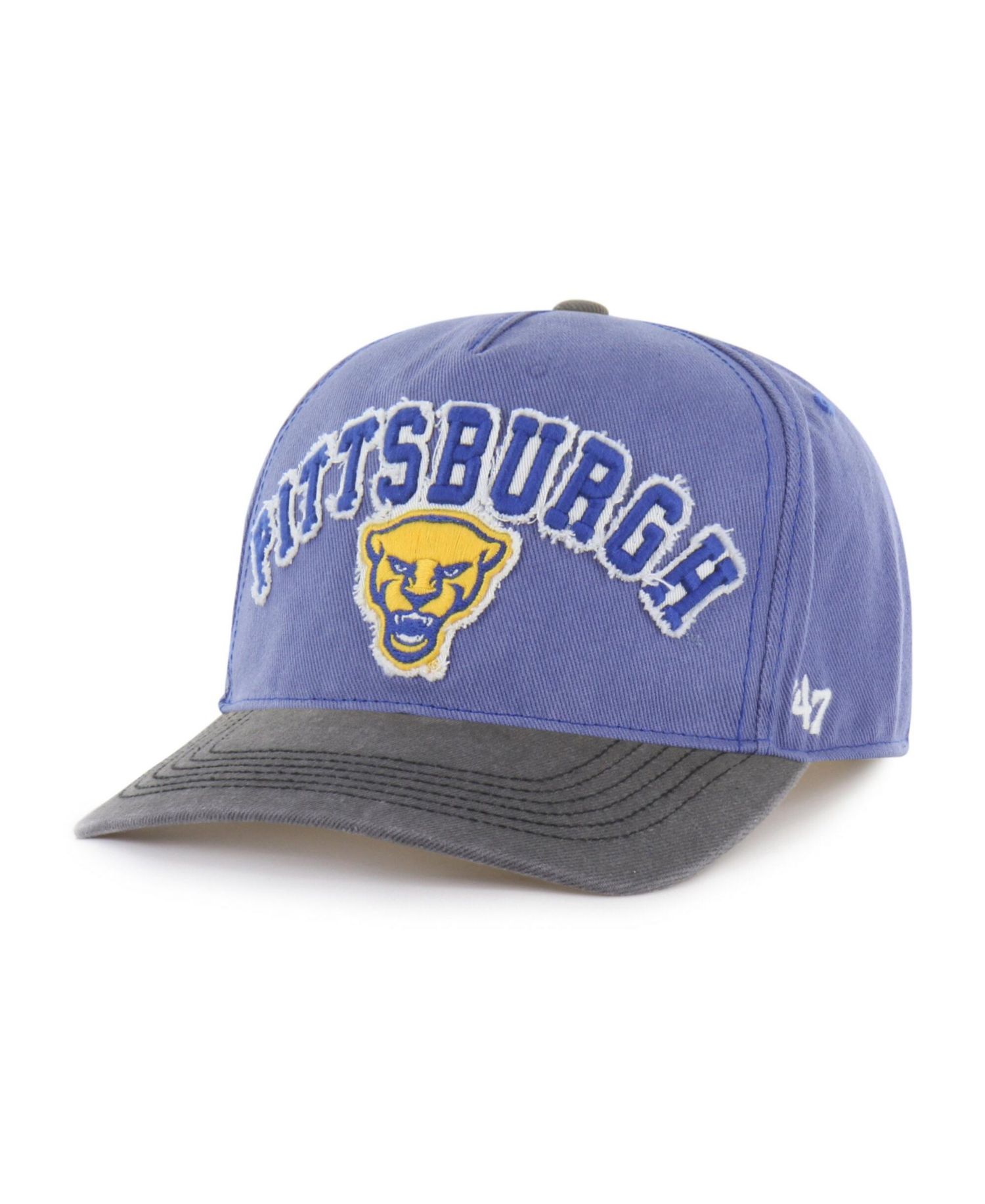 Men's and Women's '47 Royal/Black Pitt Panthers Well-Worn Calderwood Hitch Adjustable Hat