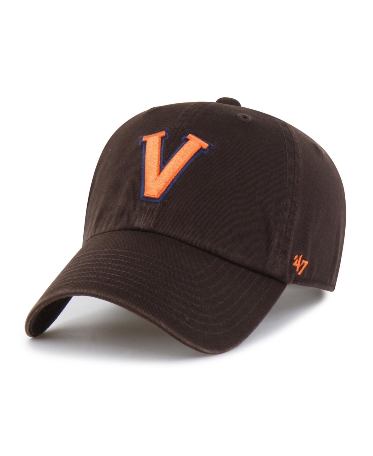 '47 Brand Men's Brown Virginia Cavaliers Vault Clean Up Adjustable Hat