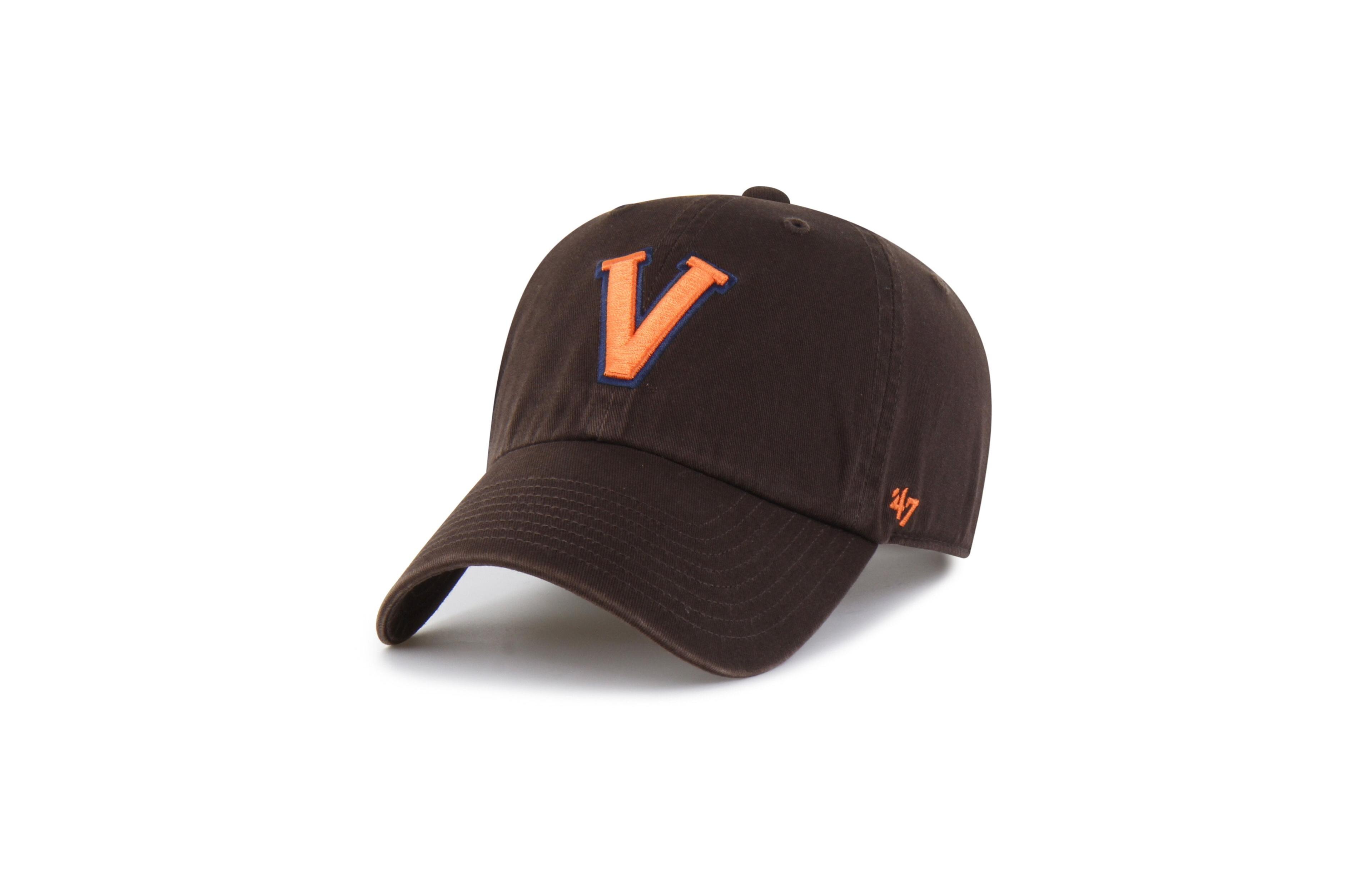 '47 Brand Men's Brown Virginia Cavaliers Vault Clean Up Adjustable Hat