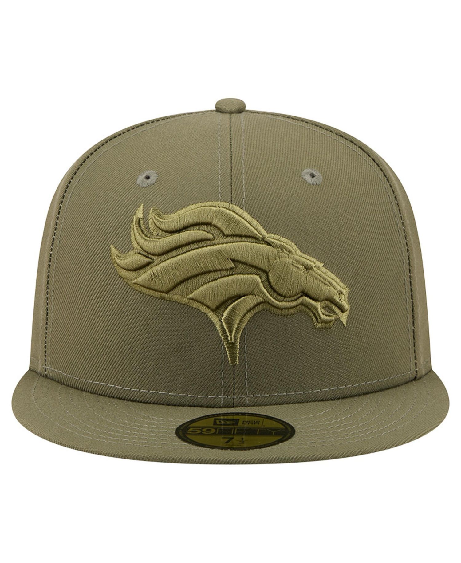 Men's Olive Denver Broncos Color Pack 59FIFTY Fitted Hat