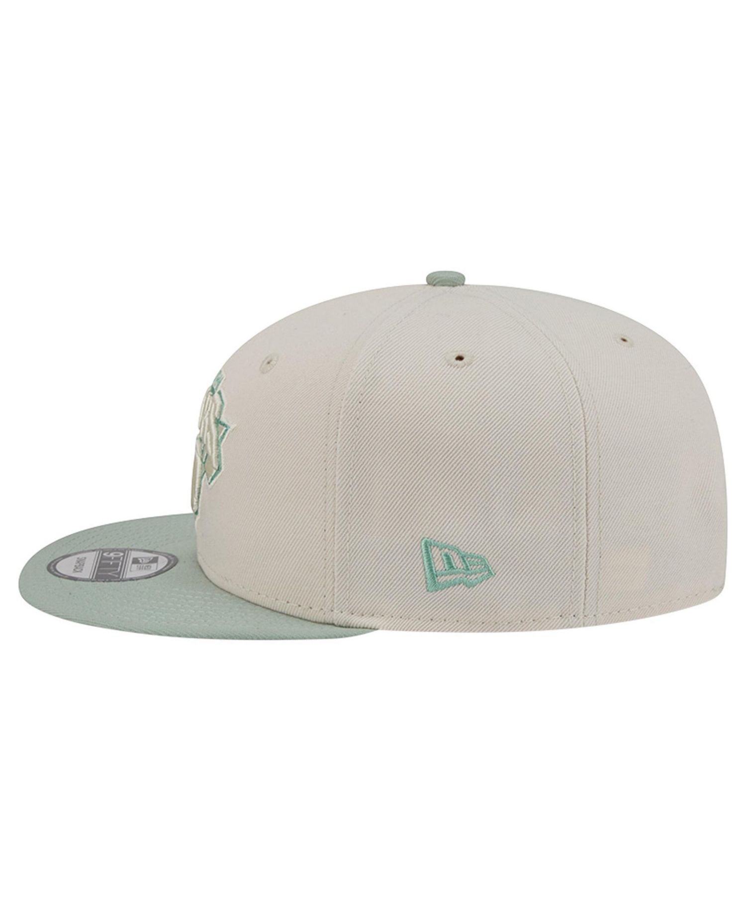 Men's Cream/Light Green New York Knicks Color Pack 9FIFTY Snapback Hat