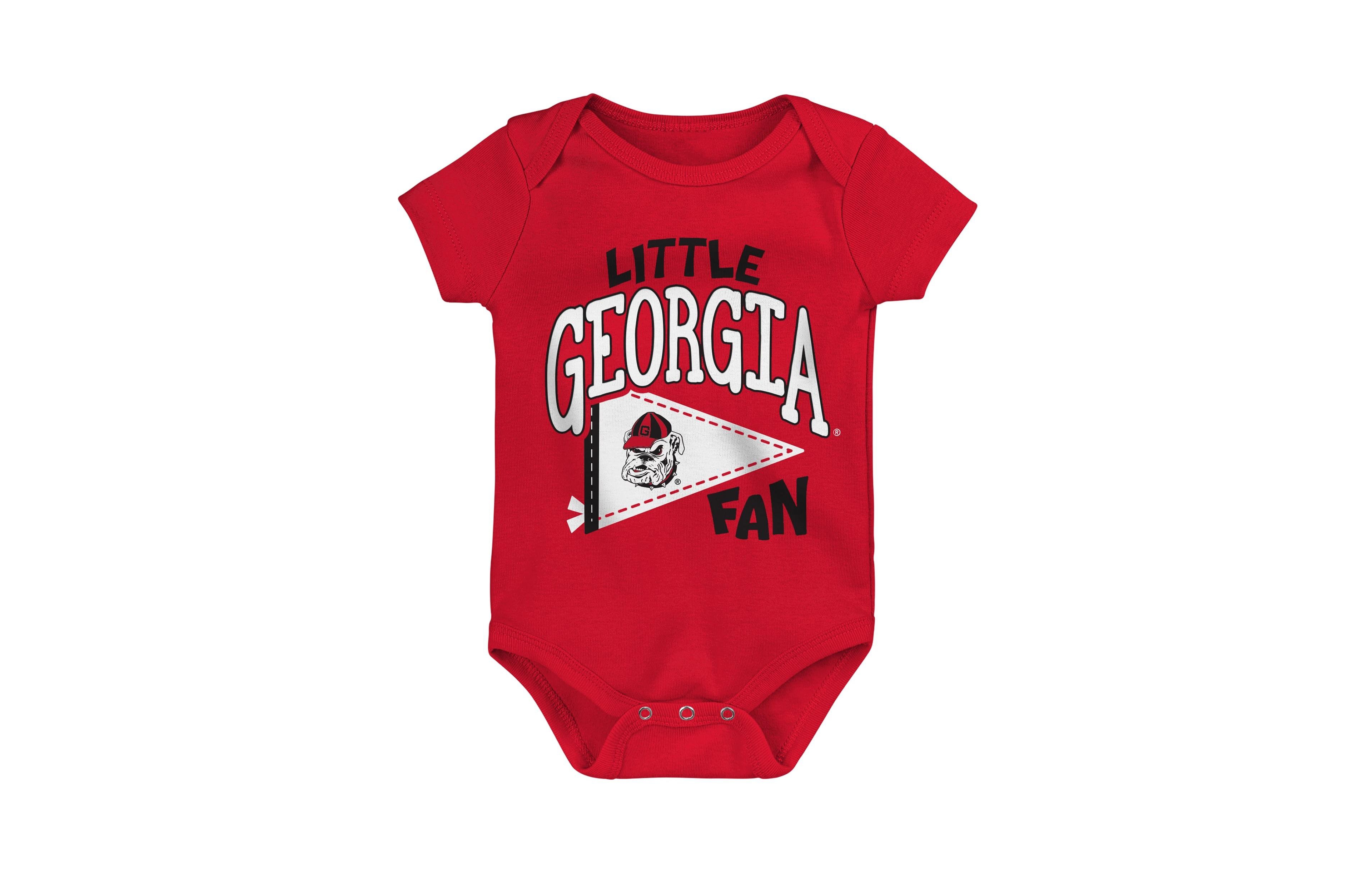 Outerstuff Baby Boys and Girls Red Georgia Bulldogs Little Banner Bodysuit