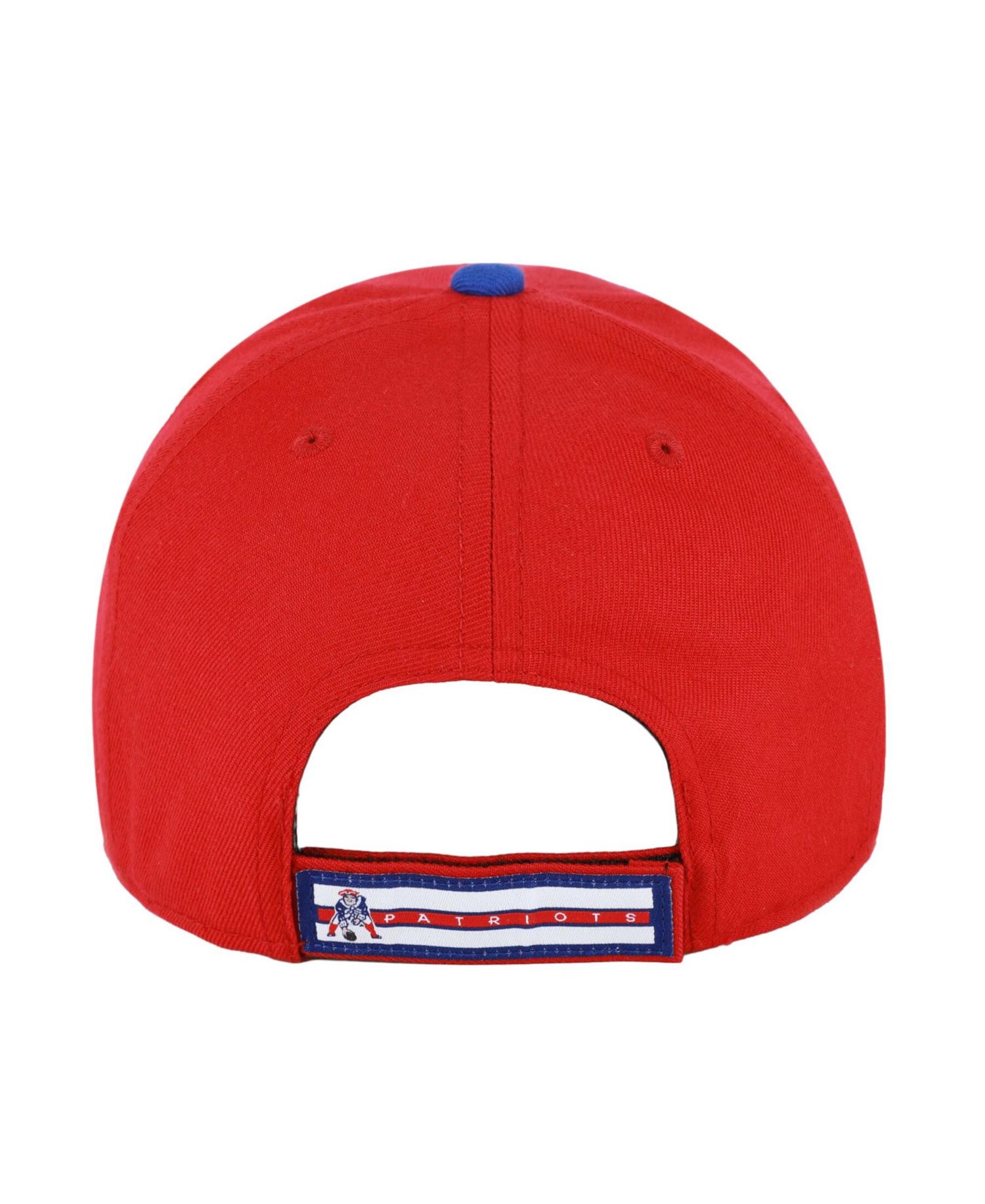 Men's '47 Red New England Patriots Throwback MVP Adjustable Hat
