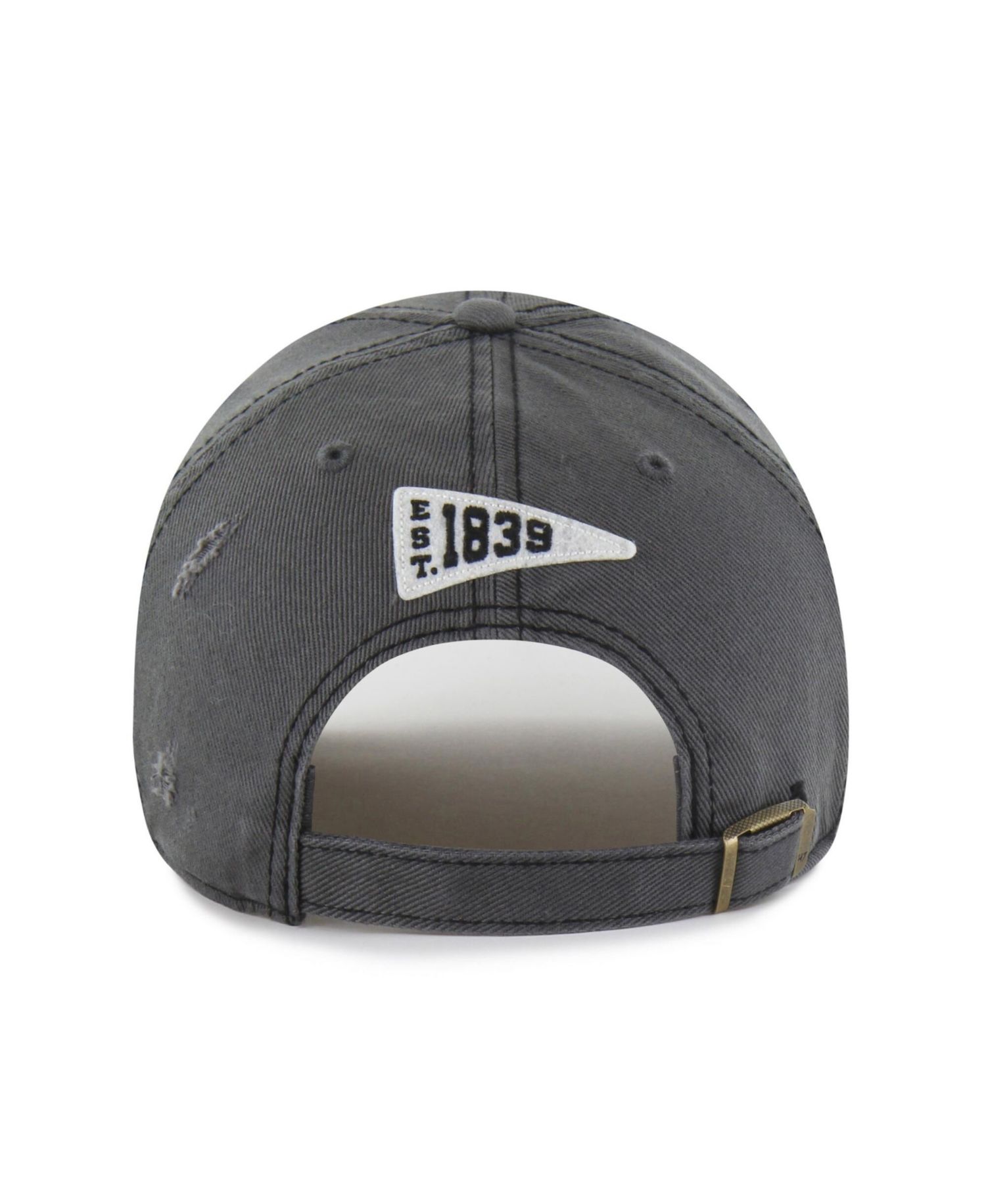 Men's and Women's '47 Charcoal Missouri Tigers Well-Worn Seymore Clean Up Adjustable Hat