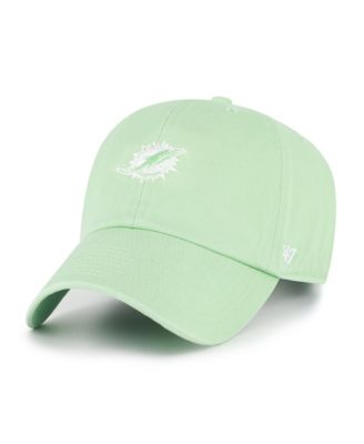 Women's Light Green Miami Dolphins Base Runner Ballpark Clean Up Adjustable Hat