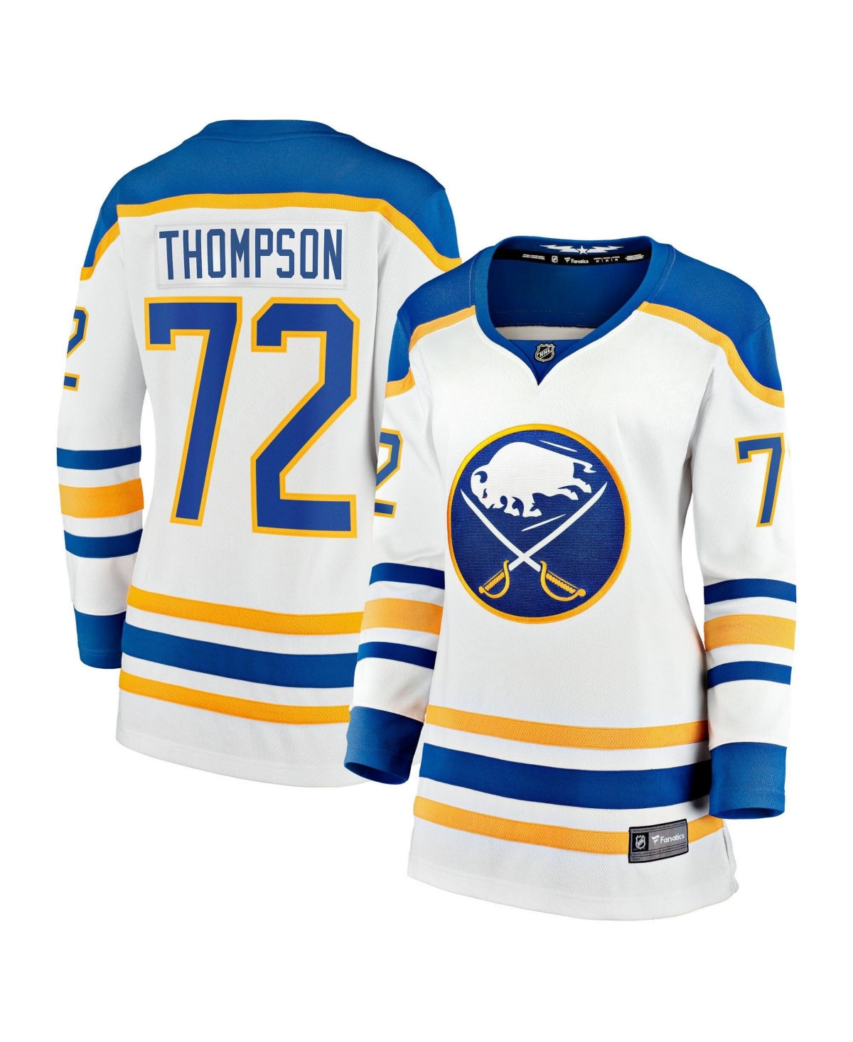 Fanatics Women's Tage Thompson White Buffalo Sabres Breakaway Jersey