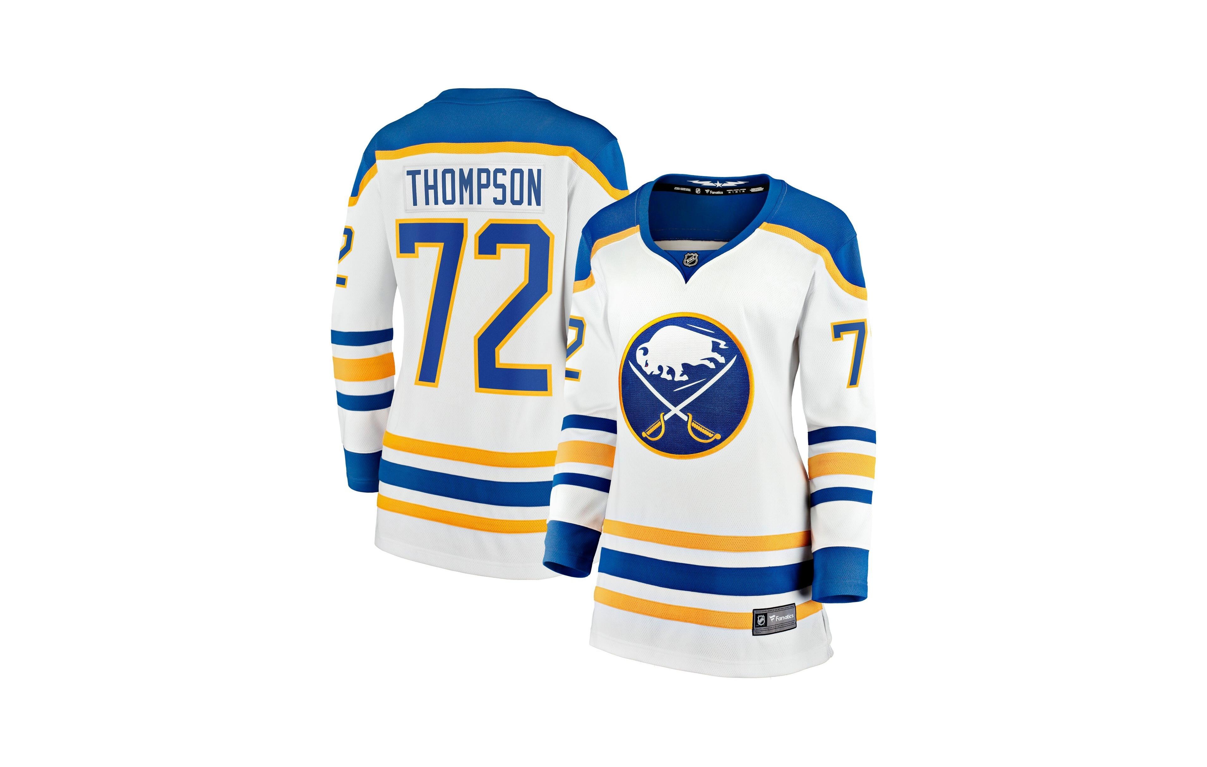 Fanatics Women's Tage Thompson White Buffalo Sabres Breakaway Jersey