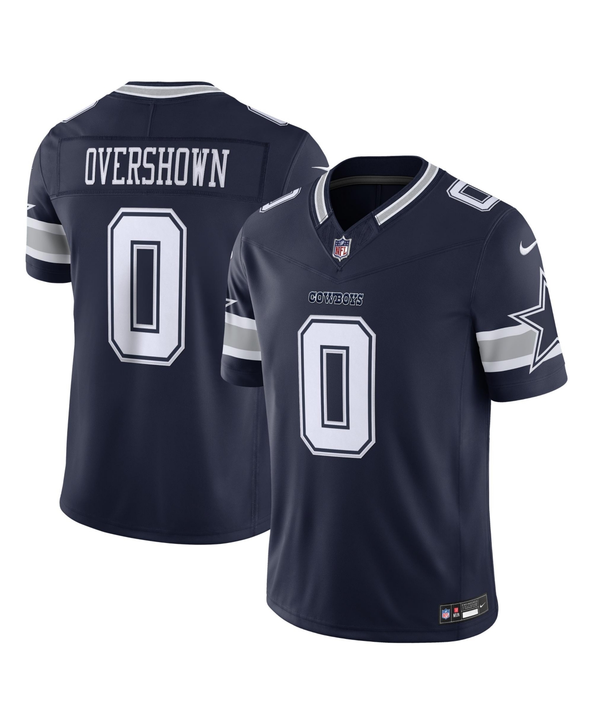 Nike Men's DeMarvion Overshown Navy Dallas Cowboys Team Vapor F.u.s.e. Stitched Limited Jersey