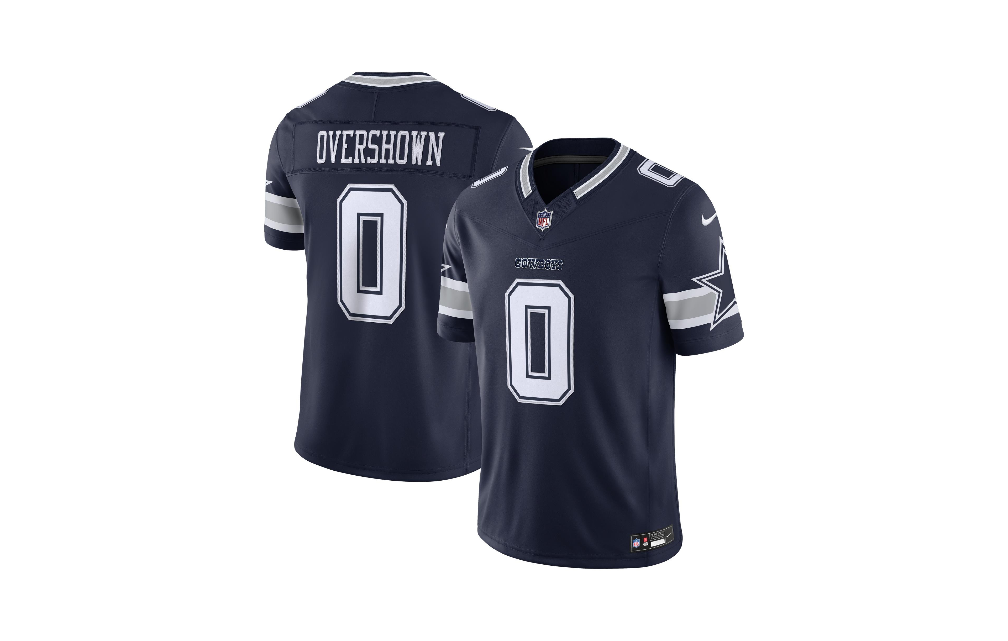 Nike Men's DeMarvion Overshown Navy Dallas Cowboys Team Vapor F.u.s.e. Stitched Limited Jersey