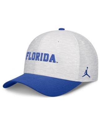 Men's and Women's  White/Royal Florida Gators Primetime Rise Adjustable Hat
