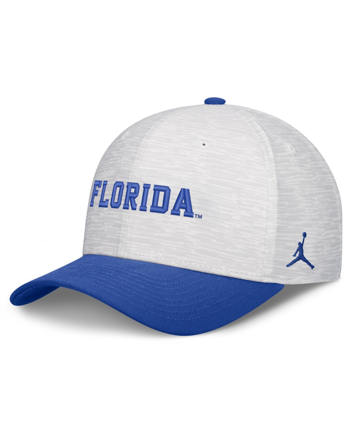 Jordan Men's and Women's White/Royal Florida Gators Primetime Rise Adjustable Hat