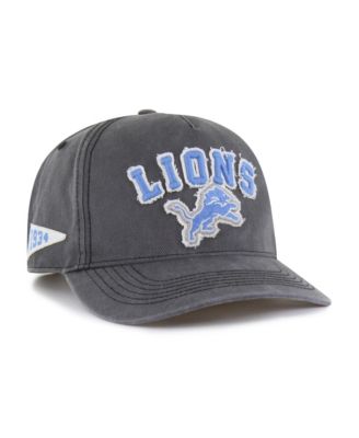 Men's '47 Charcoal Detroit Lions  Calderwood Well Worn Hitch Adjustable Hat