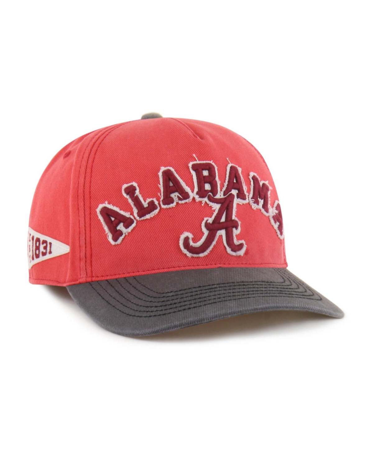 '47 Brand Men's and Women's Red/Black Alabama Crimson Tide Well-Worn Calderwood Hitch Adjustable Hat