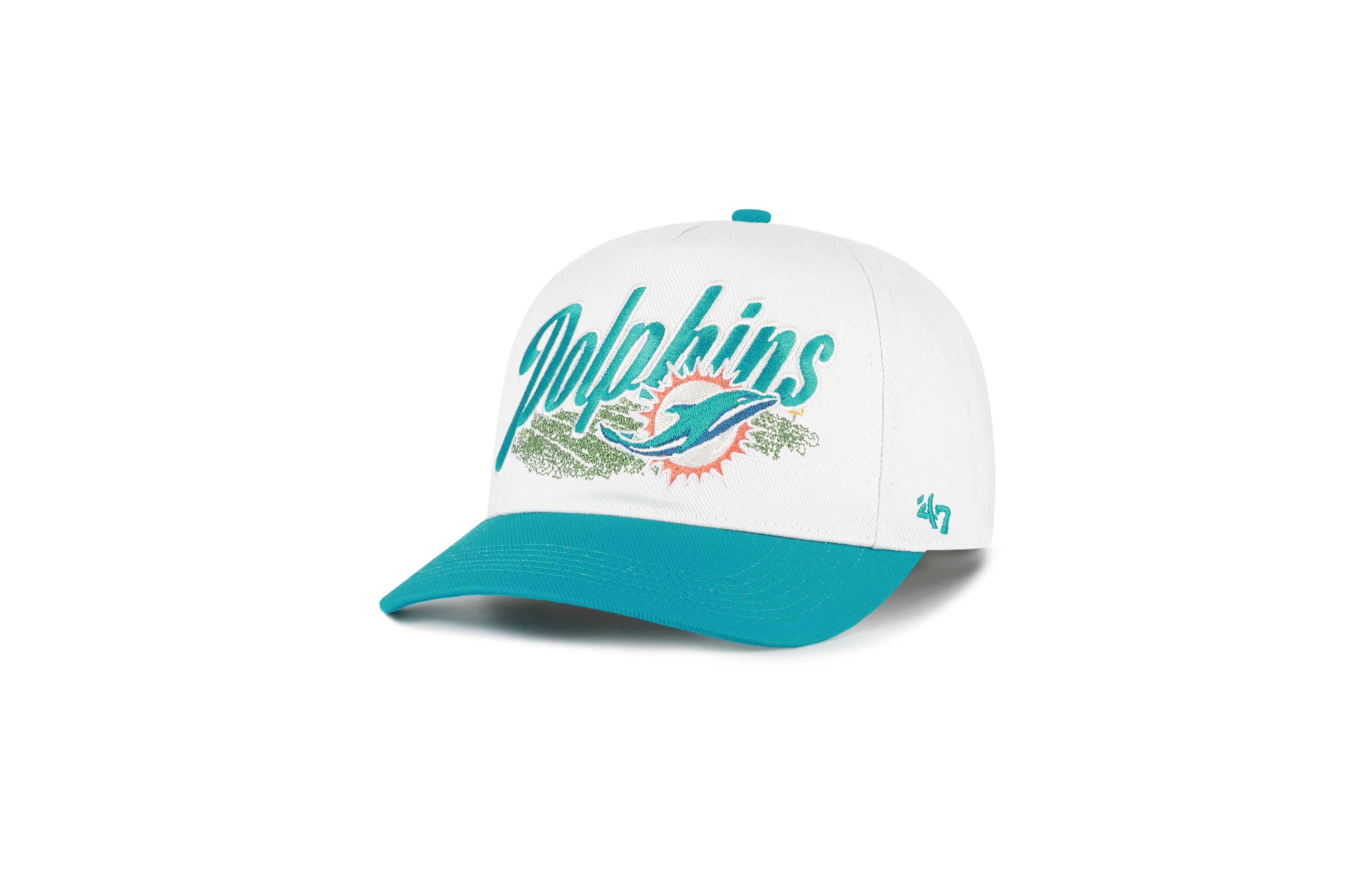 '47 Brand Men's Cream Miami Dolphins Enfield Hitch Adjustable Hat