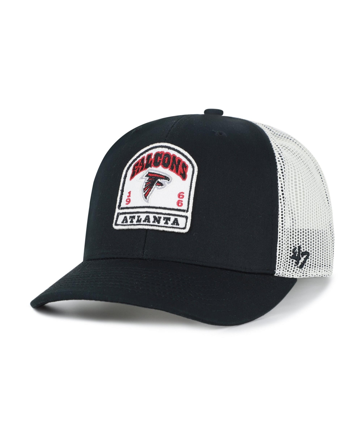 '47 Brand Men's Black Atlanta Falcons Headstone Trucker Adjustable Hat