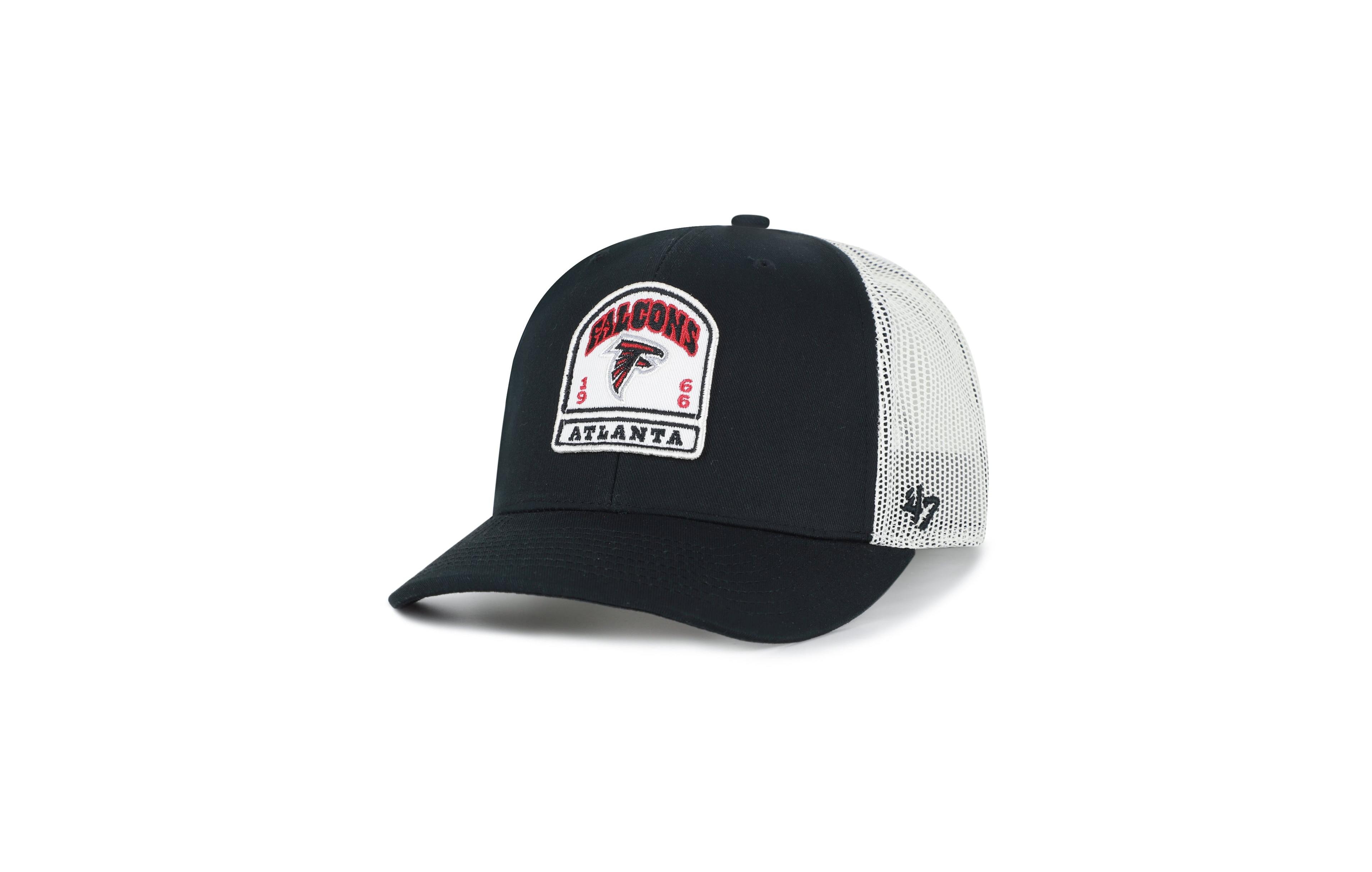'47 Brand Men's Black Atlanta Falcons Headstone Trucker Adjustable Hat