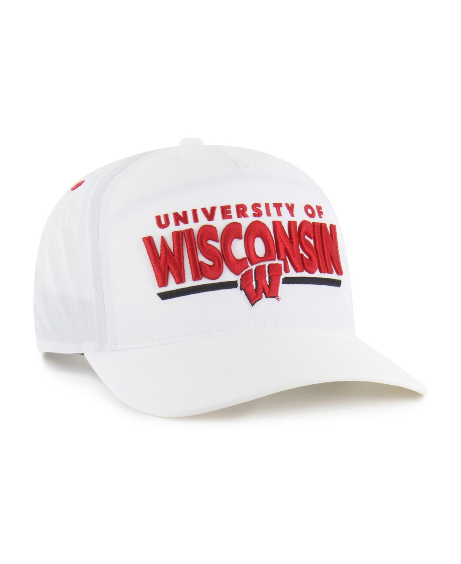 Men's and Women's '47 White Wisconsin Badgers brrr&deg; Expressway Hitch Adjustable Hat